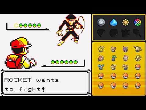 Pokémon Yellow No Evolutions - Pt 17 - Secret Basement!  Team Rocket's Headquarters!