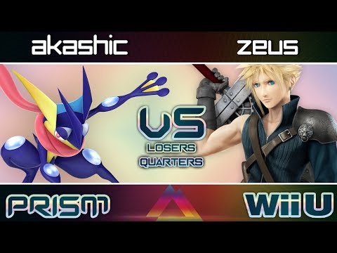 PRISM 146 - Akashic (Greninja) vs. Zeus (Cloud) - Losers Quarters - Smash Wii U