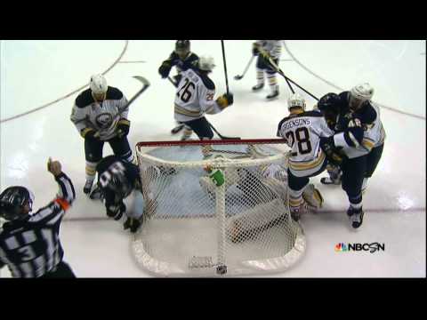 Mike Weber unscrews Alexander Steen's head Buffalo Sabres vs St. Louis Blues Nov 11 2014 NHL