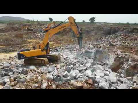 6820 mm 33800 kg hyundai 340l smart mining excavator