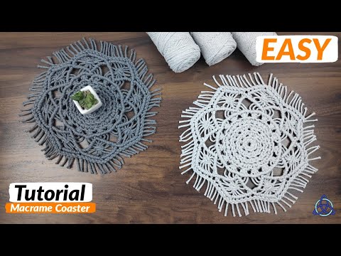 How to Make Macrame Flower  Makramee Blume 