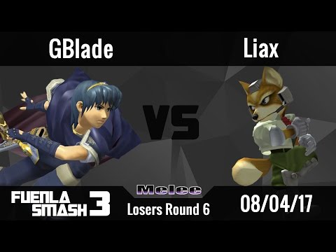[FS3] - Melee Singles - GBlade (Marth) vs Liax (Fox) Losers R6