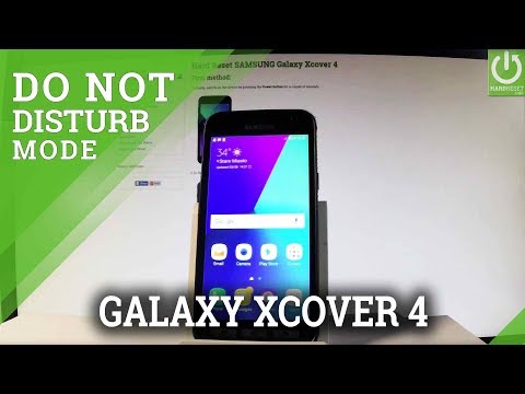Do Not Disturb in SAMSUNG Galaxy Xcover 4 - DND Settings