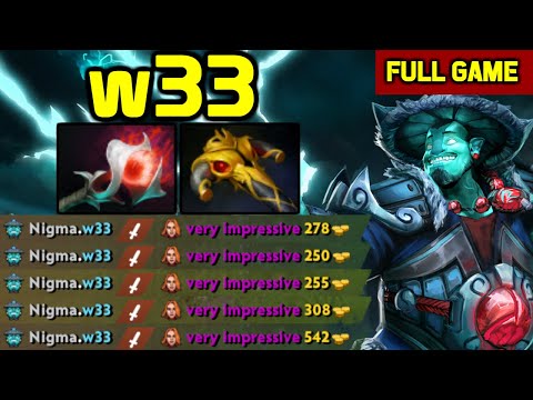 w33 MID Storm spirit END GAME in 21 minutes with 14 Kills