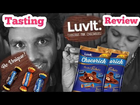 LUVIT ChocoRich Assorted Eclairs - 3 Rich Flavours -Tasting & Review- Bulbu - Sara & Sri