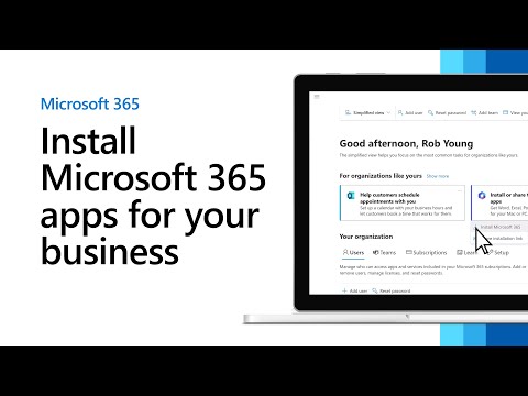 Install Microsoft 365 apps for your business