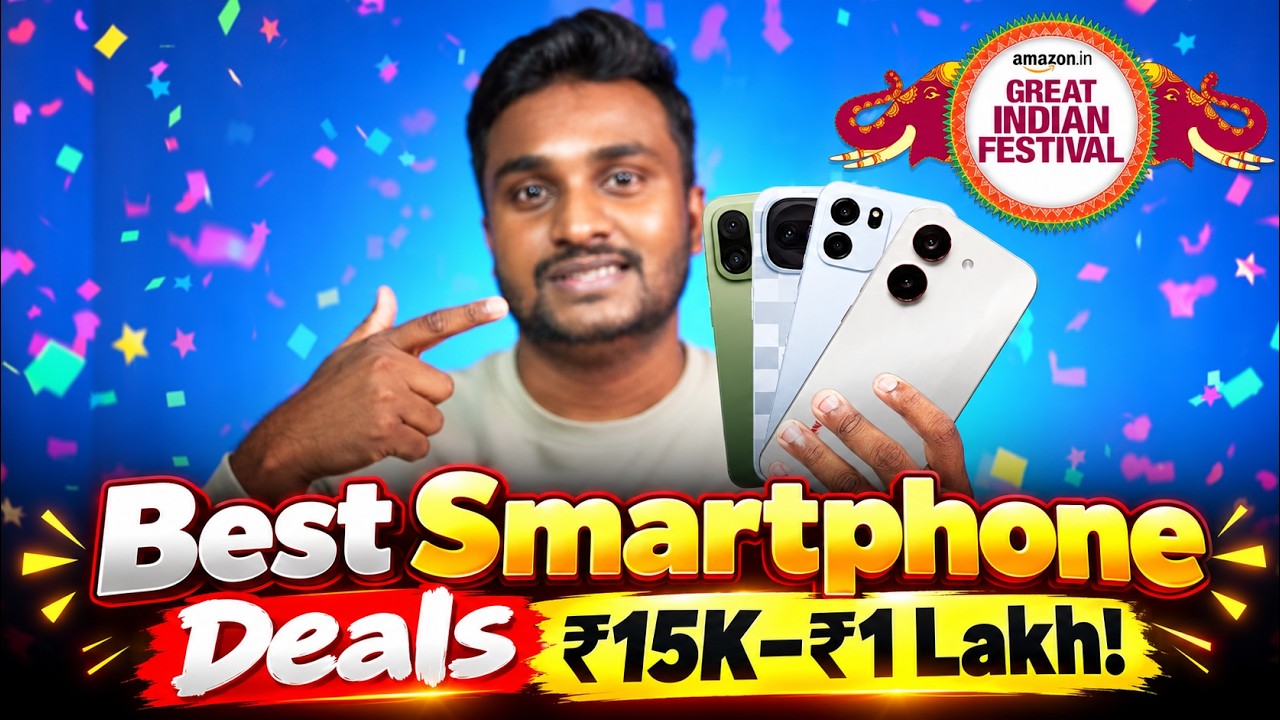 Best Smartphone Deals  ₹15K–₹1Lakh🔥Amazon Sale!