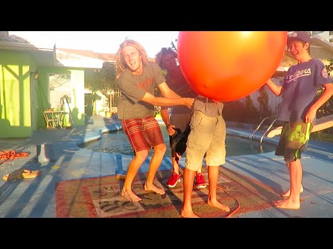 Inside a 6ft Air Balloon -4k-SLOMO- COPY CAT GUYS
