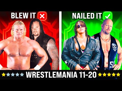When Wrestlemania Got it Right (And When they Didnt) Part 2