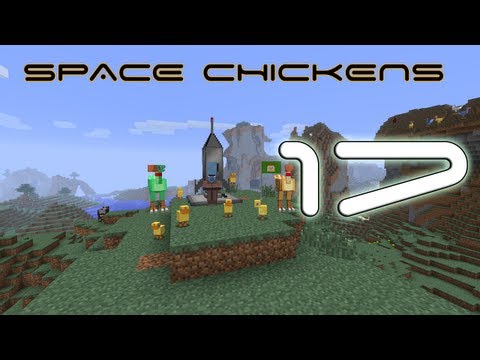 Minecraft Space Chickens - E17 - Space Station Beginnings