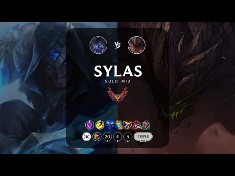 Sylas Mid vs Malphite - KR Grandmaster Patch 13.11