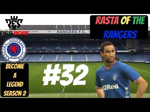PES 2019 - BECOME A LEGEND - RASTA OF THE RANGERS - EPISODE 32 - TRIP TO CELTIC PARK