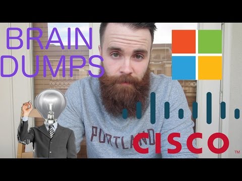 Should I Use a Brain Dump on my CCNA CCNP MCSA Exam