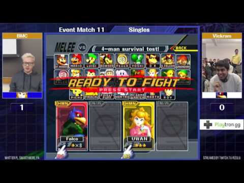 Event Match 11: BMC (Peach) vs Vickram (Falco) - Winners Quarters