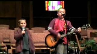 Dawson and Jarrett Rhodes sing Steven Curtis Chapman's "Children of God"