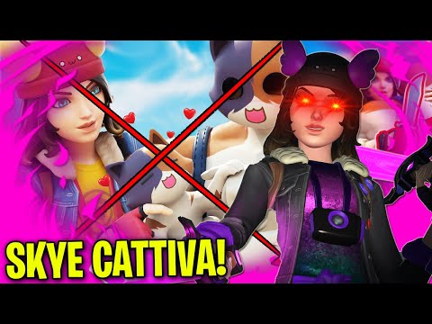SKYE è DIVENTATA CATTIVA E UCCIDERà MIAOSCOLO ?! - Fortnite