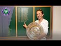 Wimbledon 2019 Champion Simona Halep walks through Centre Court