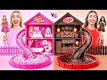 We Build Amazing Doll House Bubble Gum Vs Chocolate Funny Challenges By Multi DO Smile