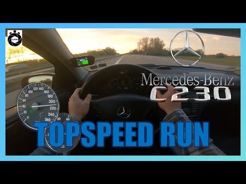 2005 Mercedes-Benz C230 W203 (204HP) | TOP SPEED DRIVE | German Autobahn | CarPerformance Media