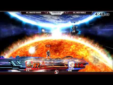 Smash 4 Versus Weekly 11/12/15 - Winners R4 - Master Raven (Sheik) vs NickRiddle (ZSS)