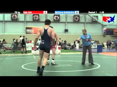 Kyle Ash vs. Matthew Huffstickler at 2013 ASICS University Nationals - FS