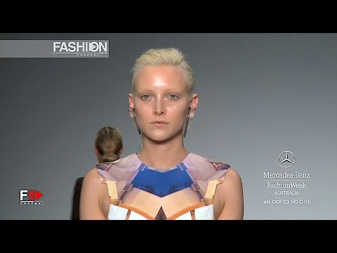 AN ODE TO NO ONE Spring Summer 2012 2013 Australian Fashion Week - Fashion Channel