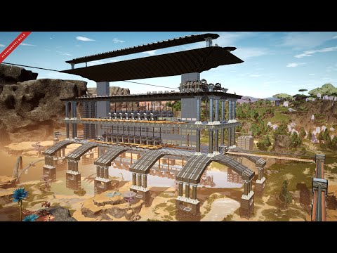 Satisfactory - Mega Factory - 130 Heat Sink per min (Using NO OIL!)