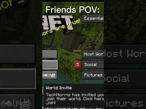 How to Invite Friends Into Your SinglePlayer World Without LAN! (Mod: Essential)
