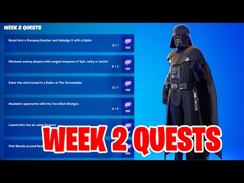 Week 2 Quests Fortnite - All Week 2 weekly Challenges guide