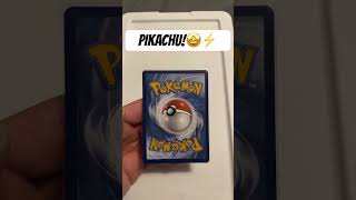 Pikachu!🤩 #pokemon #pokemongo #pokemoncards #pikachu #cards #ytshorts #viral #tcg #mew #gengar