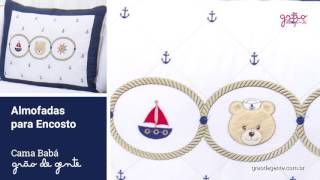 Quarto Econômico para Bebê Elegance Ursinho Marinheiro Marinho | Ref: 60290