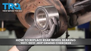 How to Replace Rear Wheel Bearing 2011-2021 Jeep Grand Cherokee