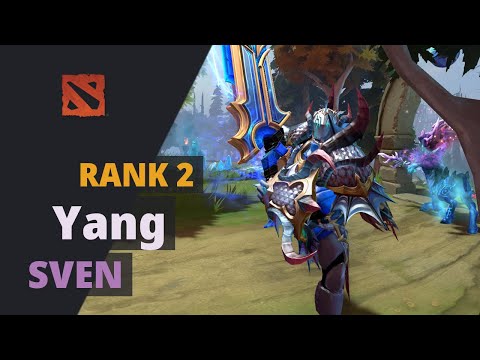 Yang (Rank 2) plays Sven Dota 2 Full Game