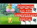 Pokemon Go 5th Anniversary Special - Flying Pikachu with Balloons #pokemongo #flyingpikachu