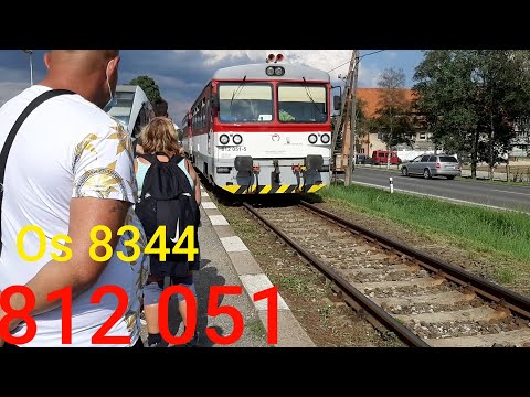 Z trate: Os 8344 s  812 051 príjazd do Studeného Potoka( 13. 8. 2020)