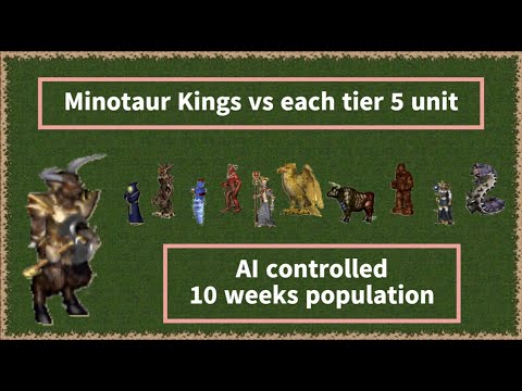 Minotaur Kings - challenger for best level 5 unit in Heroes 3 ??