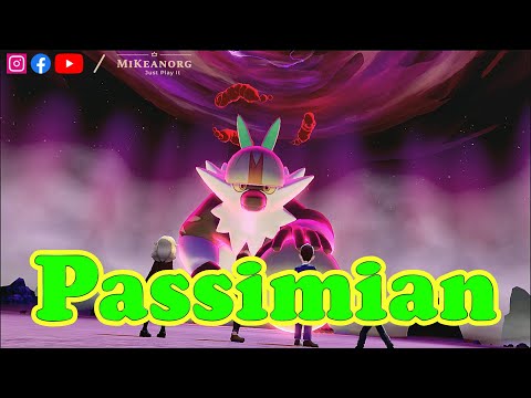 Pokemon Sword & Shield: Max Raid Battle - Defeat 5 Stars Dynamax Passimian in 5 mins (Offline)