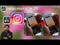 Best Davinci Resolve Export Settings For Instagram Reel Videos Instagram High Quality Settings