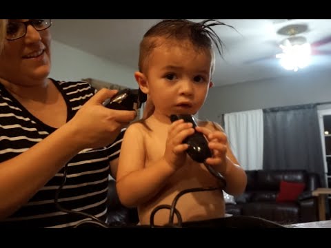 Fresh Snips...Ezra's first haircut! | July 2, 2016