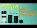 5 Tips For Focusing Problems - Check These Before Sending your Lens or Camera in!