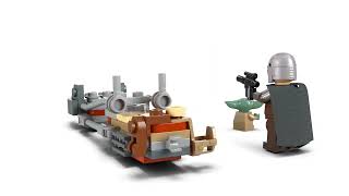 LEGO® Star Wars™ 75436 Mandalorian a Grogu a spídrová motorka