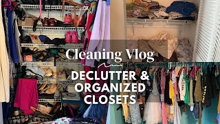 My Extreme Decluttering Journey | Cleaning & Organizing my Closets #cleanwithme #cleaningmotivation