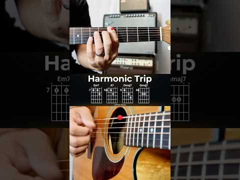 Check Out This Harmonic Trip! – 8 Chord Wandering Progression | #Shorts