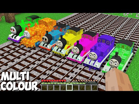 This is MULTI COLOURED SMALLEST THOMAS THE TANK ENGINE.EXE and FRIENDS in Minecraft - Coffin Meme