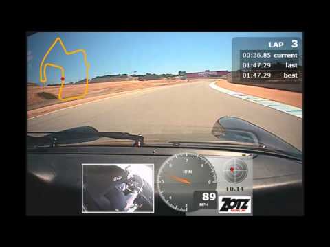 TRAKCAR '93 RSA Laguna Seca HOD 06-19-14 Fast lap