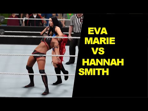 WWE 2K17 Eva Marie vs Hannah Smith - Iron Woman Finisher