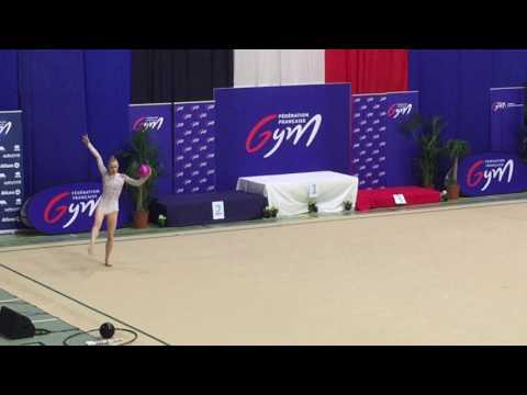 Championnat de France Elite senior 2017 - Axelle Jovenin ballon