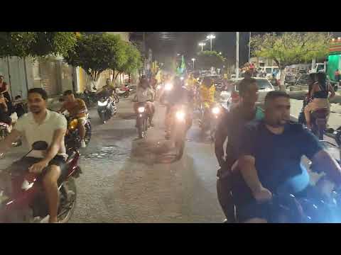 Carreata de Flávio Bolsonaro pela Ruas de Ouro Branco Alagoas 