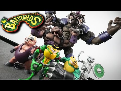 Premium DNA Battletoads Arcade Action Figures Review!