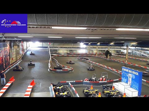 A day at Euro Indoorkarting Swalmen, Netherlands. 550 meter track with fly-over!